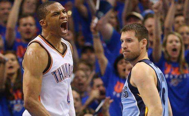  雷霆双少合砍八十五分擒老鹰  